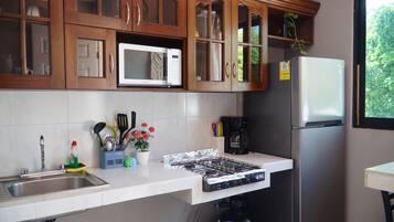 Superior Apartment, Balcony | Private kitchen