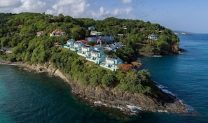 Uitzicht vanuit accommodatie