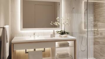 Free toiletries, towels