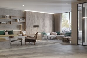 Sala de estar en el lobby