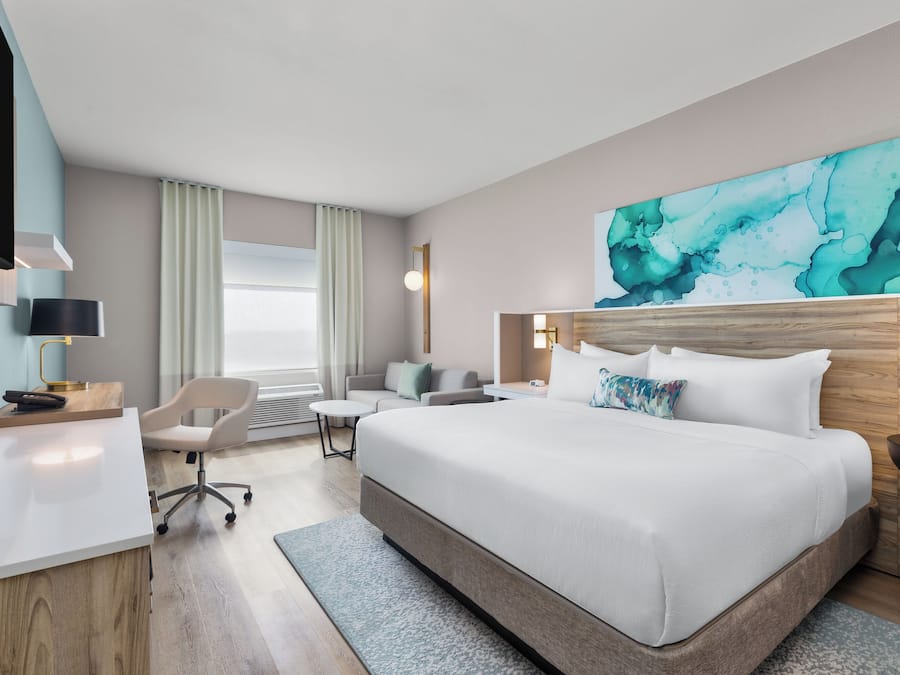 In-room safe, blackout drapes, iron/ironing board, WiFi (free)