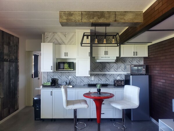Private kitchen - Motel Domaine l'Avantage (Roberval)