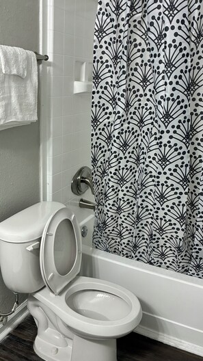 Towels, soap, toilet paper