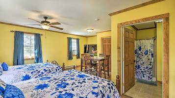 4 bedrooms, desk, free WiFi, bed sheets