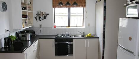 Microwave, oven, stovetop