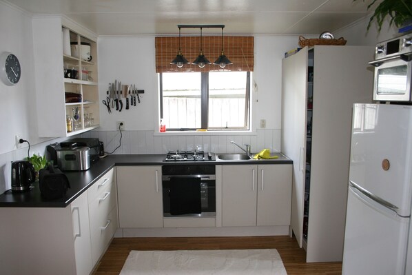 Microwave, oven, stovetop