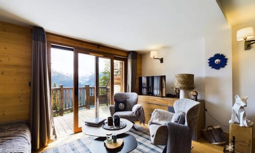 Apartment in La Rosiere With Mountain Views