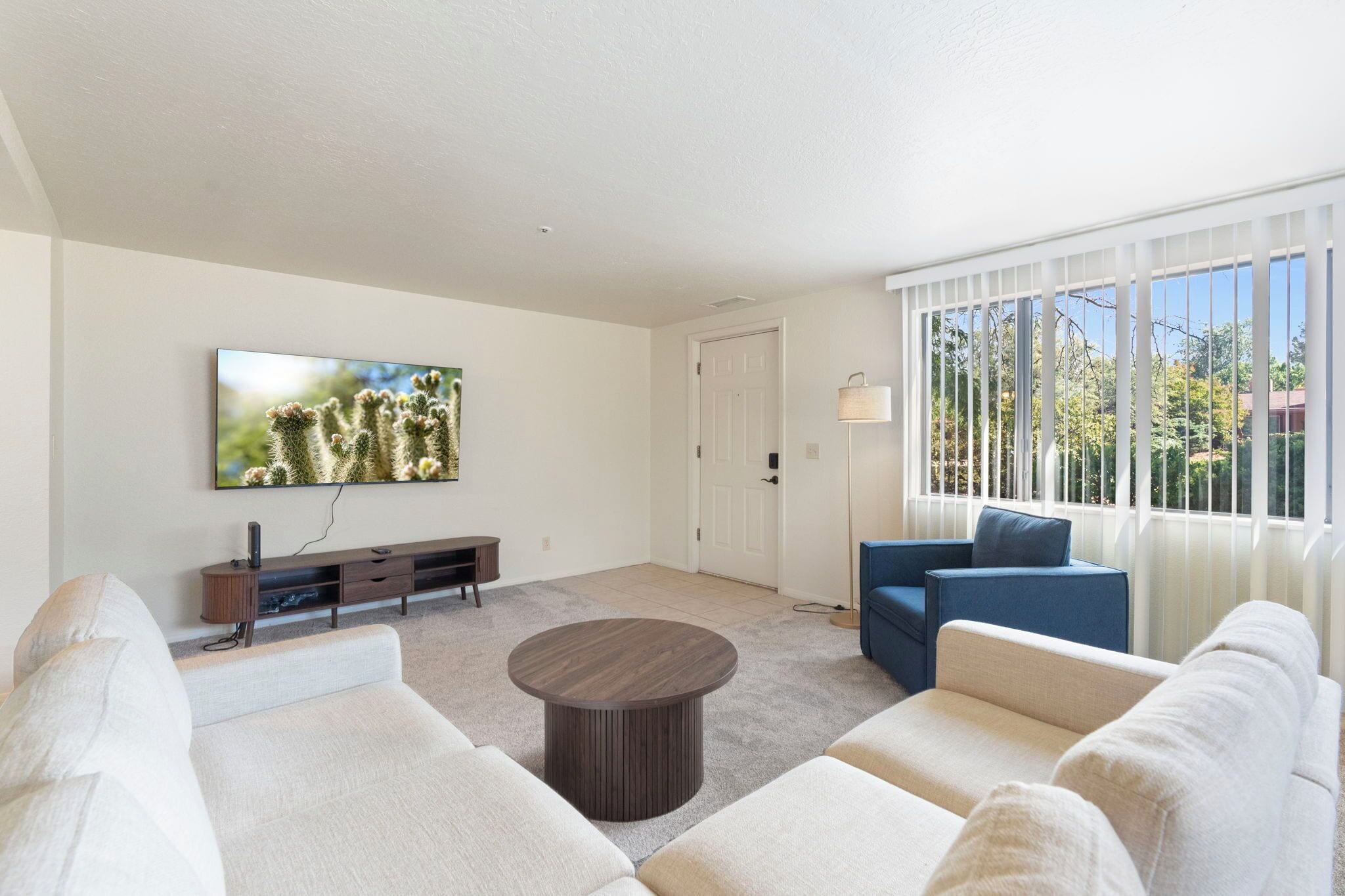 Een smart-tv en boeken