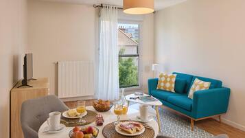 Appartement, 1 tweepersoonsbed, niet-roken (Upgrade) | Gratis babybedden, gratis wifi, beddengoed