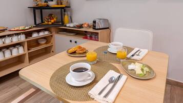 Daily continental breakfast for a fee