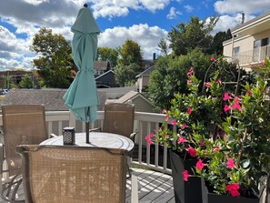 Outdoor dining - Walk to Mayo Clinic & St. Mary’s Furlow duplex Apartment 518B (Rochester)