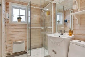 Een douche, een haardroger