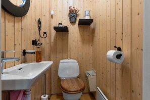 Dusche, kostenlose Toilettenartikel, Haartrockner