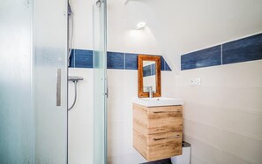 Shower, hair dryer