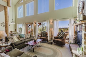 Smart TV, fireplace, table football - Scenic Mountain Home Near Trails, Hot Springs & Town Comforts (Pagosa Springs)