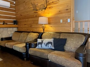 Télévision, cheminée