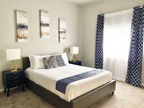 4 bedrooms, iron/ironing board, free WiFi, bed sheets