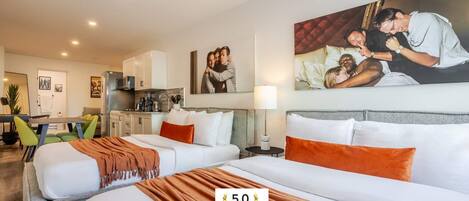 1 chambre, fer et planche à repasser, Wi-Fi, draps fournis