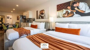 1 habitación, tabla de planchar con plancha, wifi y ropa de cama