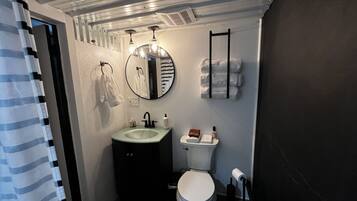 Towels, soap, toilet paper