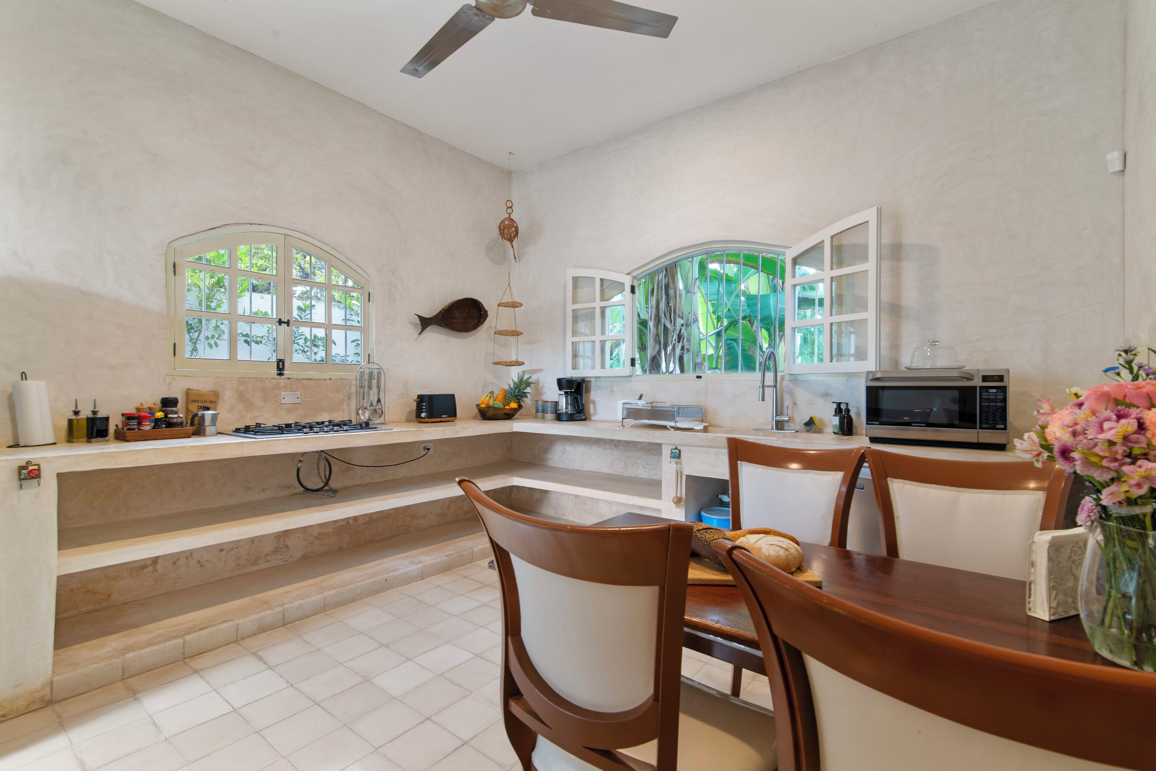 Luxury Villa, 4 Bedrooms, Private Pool, Garden View | Private kitchen | Coffee/tea maker