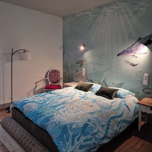 1 makuuhuone, silitysrauta/-lauta, Wi-Fi