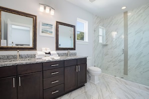 Shower, towels
