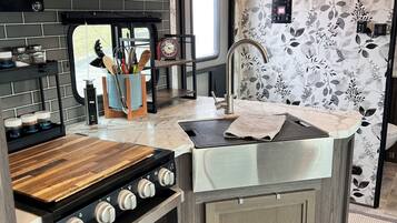 Microwave, oven, stovetop