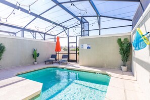 Et oppvarmet basseng