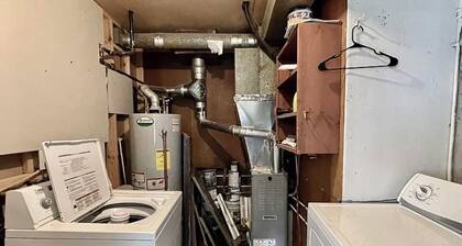 Furnished bedroom in a quiet space.