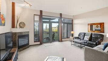 TV, fireplace, DVD player