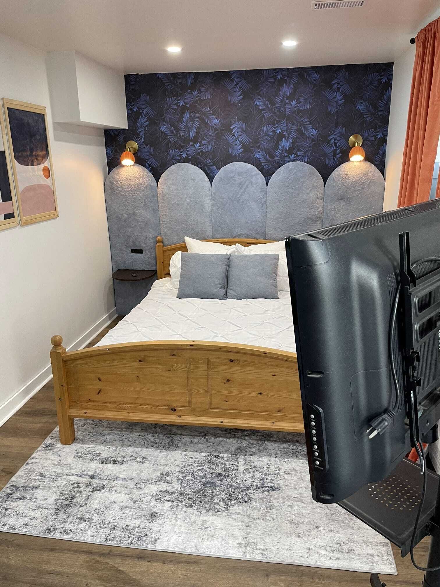 1 室のベッドルーム、WiFi (無料)、ベッドシーツ