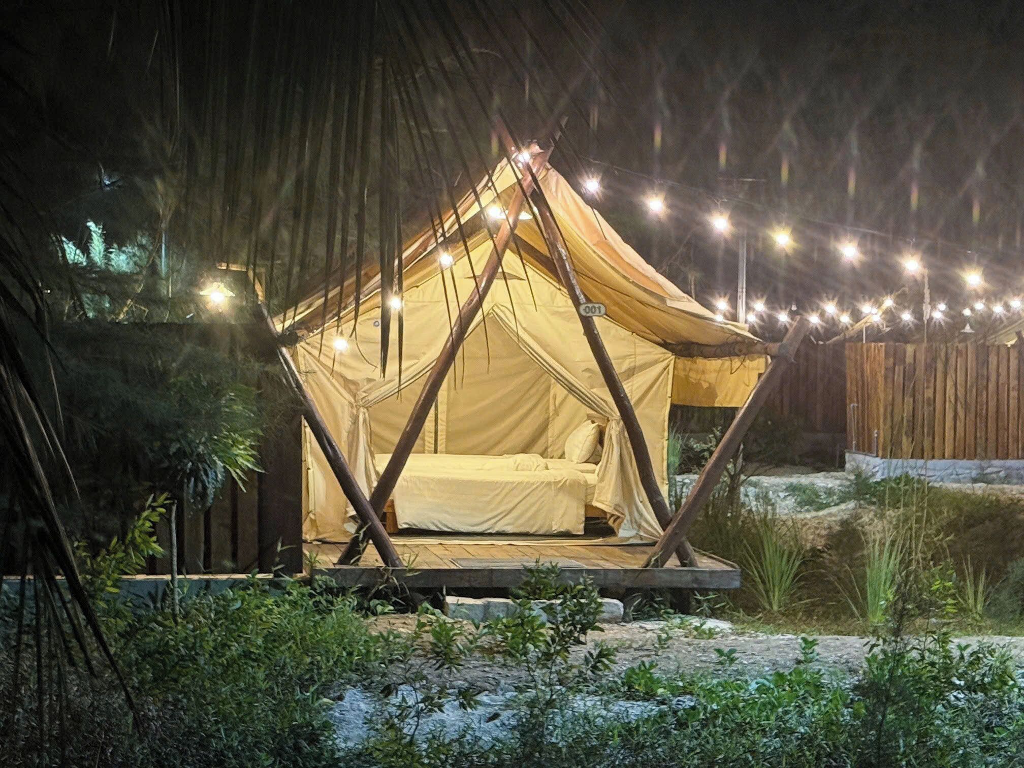 奢華帳棚, 山景 | 遮光布/窗簾