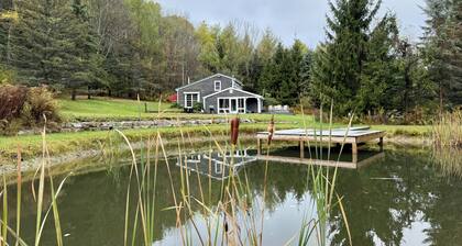 Quaint lodge set on a tranquil wooded lot in Ellicottville
