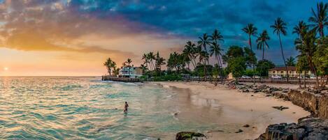 Liegestühle, Strandtücher