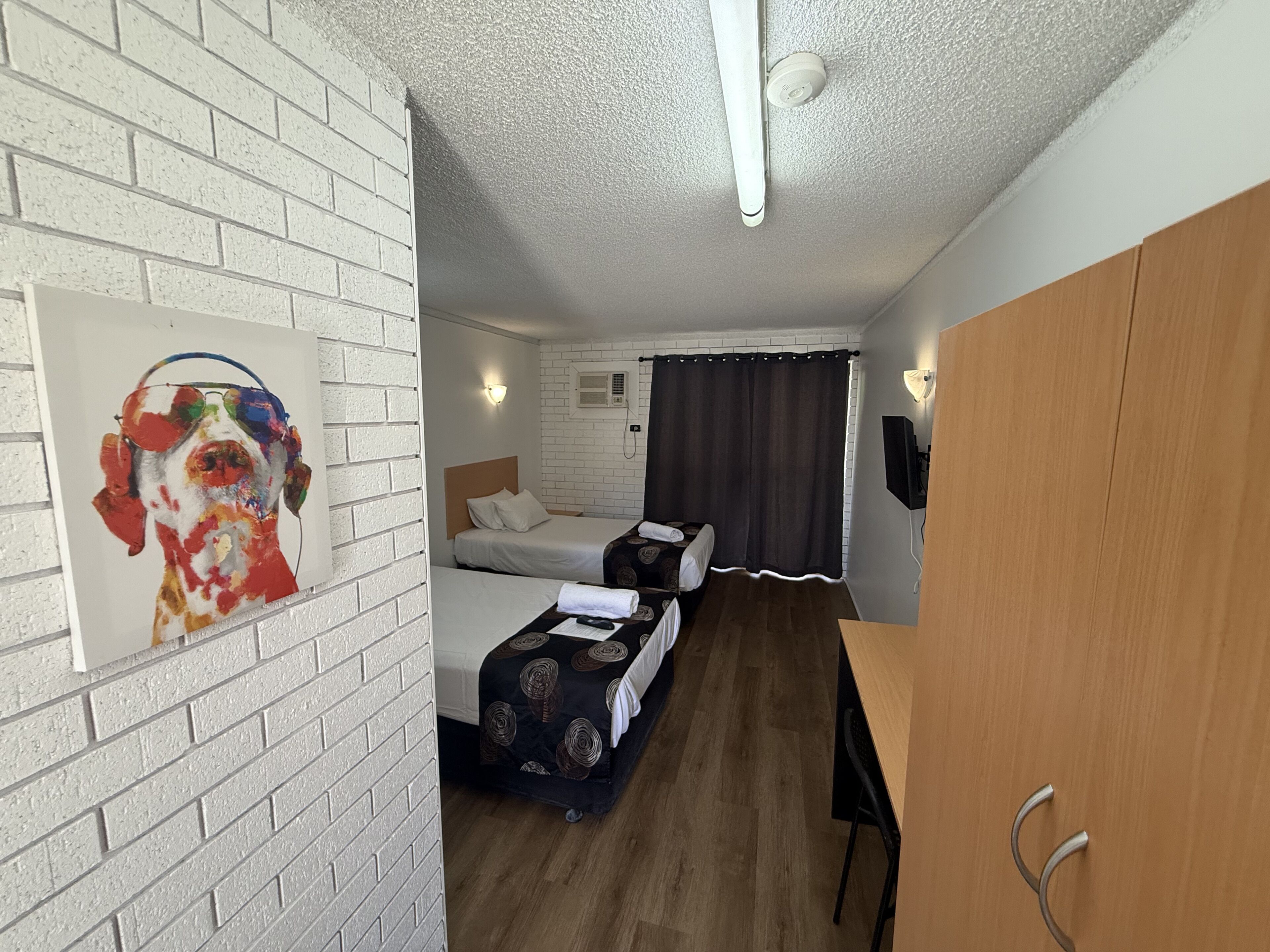 Desk, iron/ironing board, free WiFi