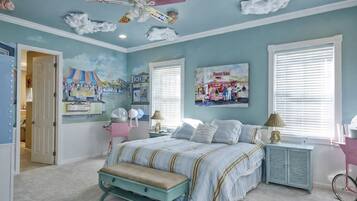 1 bedroom, iron/ironing board, travel crib, free WiFi