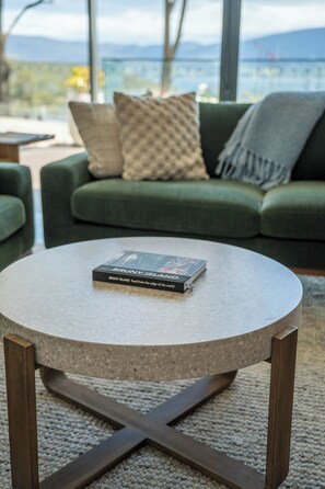 Interior - Luxe coastal retreat with sauna, outdoor bath, breathtaking views & pet friendly (North Bruny)