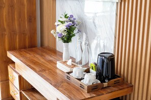 Deluxe villa | Een minibar, gratis wifi, beddengoed