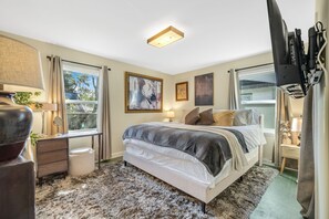 2 dormitorios, tabla de planchar con plancha, wifi y ropa de cama