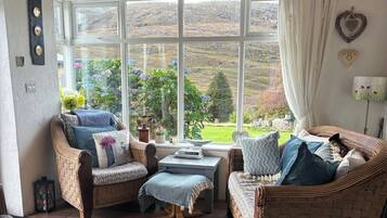 TV, fireplace, stereo