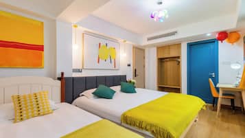 Family Triple Room | Egyptian cotton sheets, premium bedding, down duvets, memory-foam beds