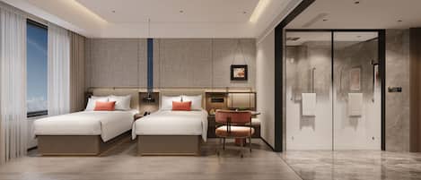 Zimmersafe, Verdunkelungsvorhänge, Bügeleisen/Bügelbrett