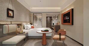 标准单人房 | 客房内保险箱、遮光窗帘、熨斗/熨板、免费 WiFi