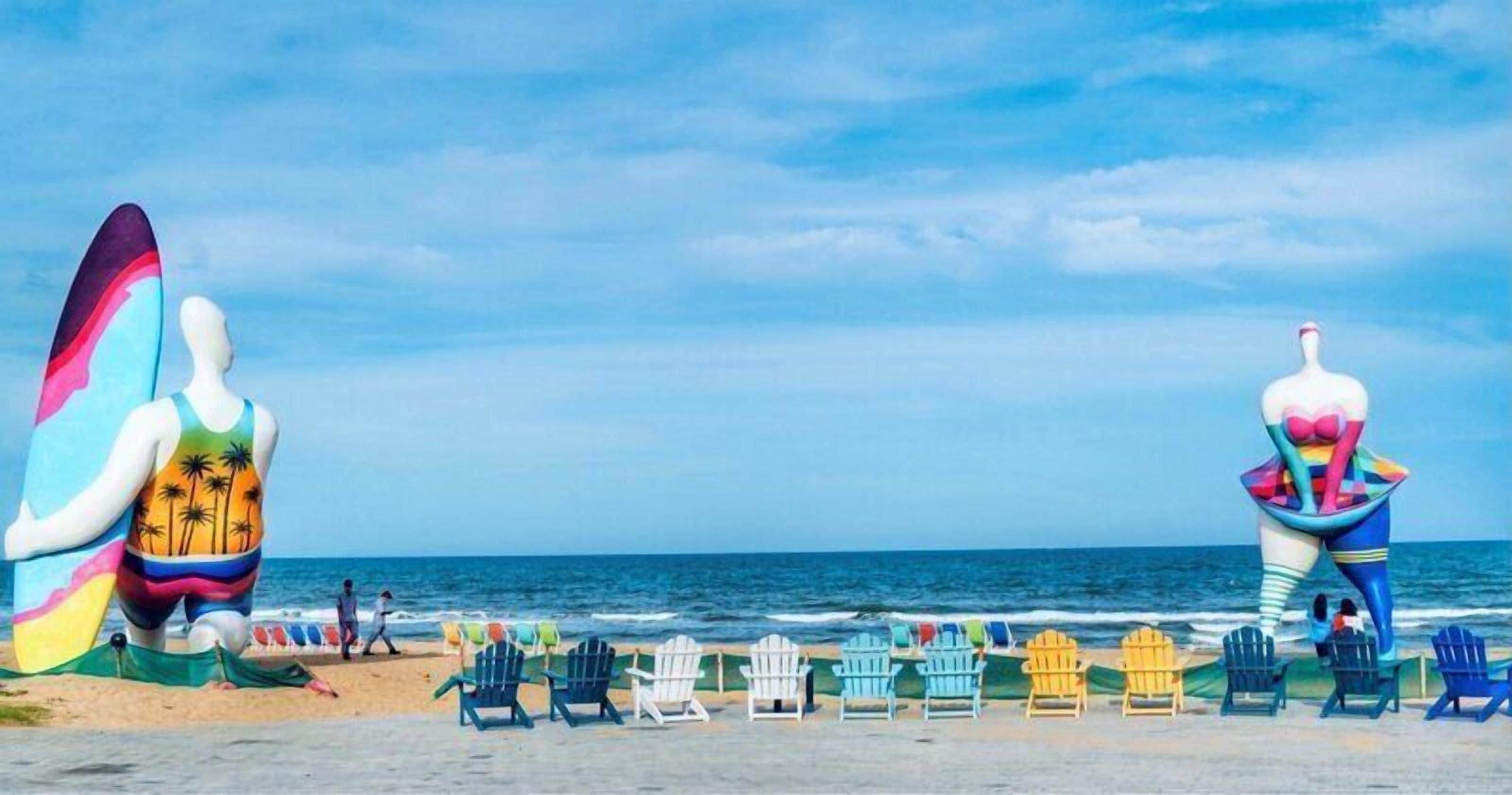Una playa cerca, arena blanca, traslado desde/hacia la playa