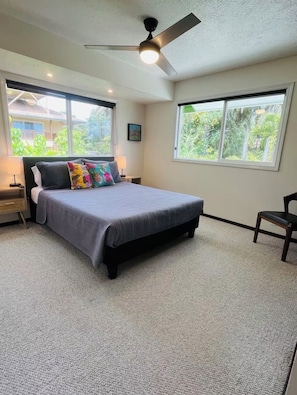 2 bedrooms, desk, free WiFi, bed sheets - Papio House With Ocean Views and Beautiful Sunrises (Pāhoa)