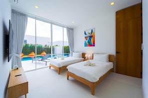Villa, Pool View | View from room - Modern 4 Bed Private Pool Villa KH-B6 (Hua Hin)