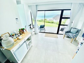 华丽双人房或双床房, 冰箱, 海景 | 露台