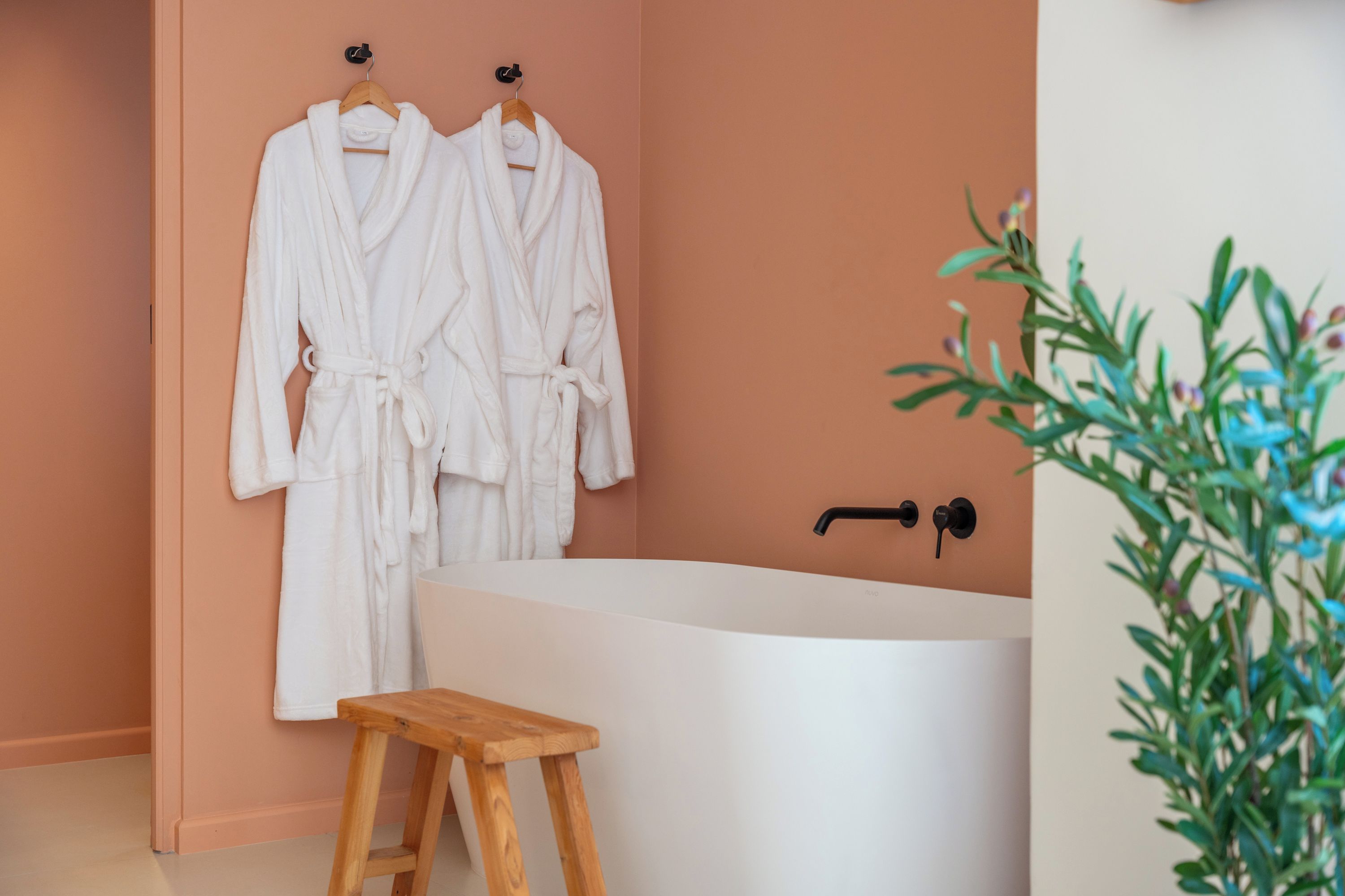 Private spa tub
