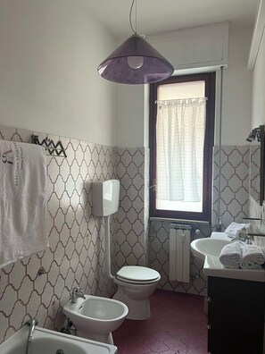 Apartment | Bathroom | Hair dryer, towels, shampoo